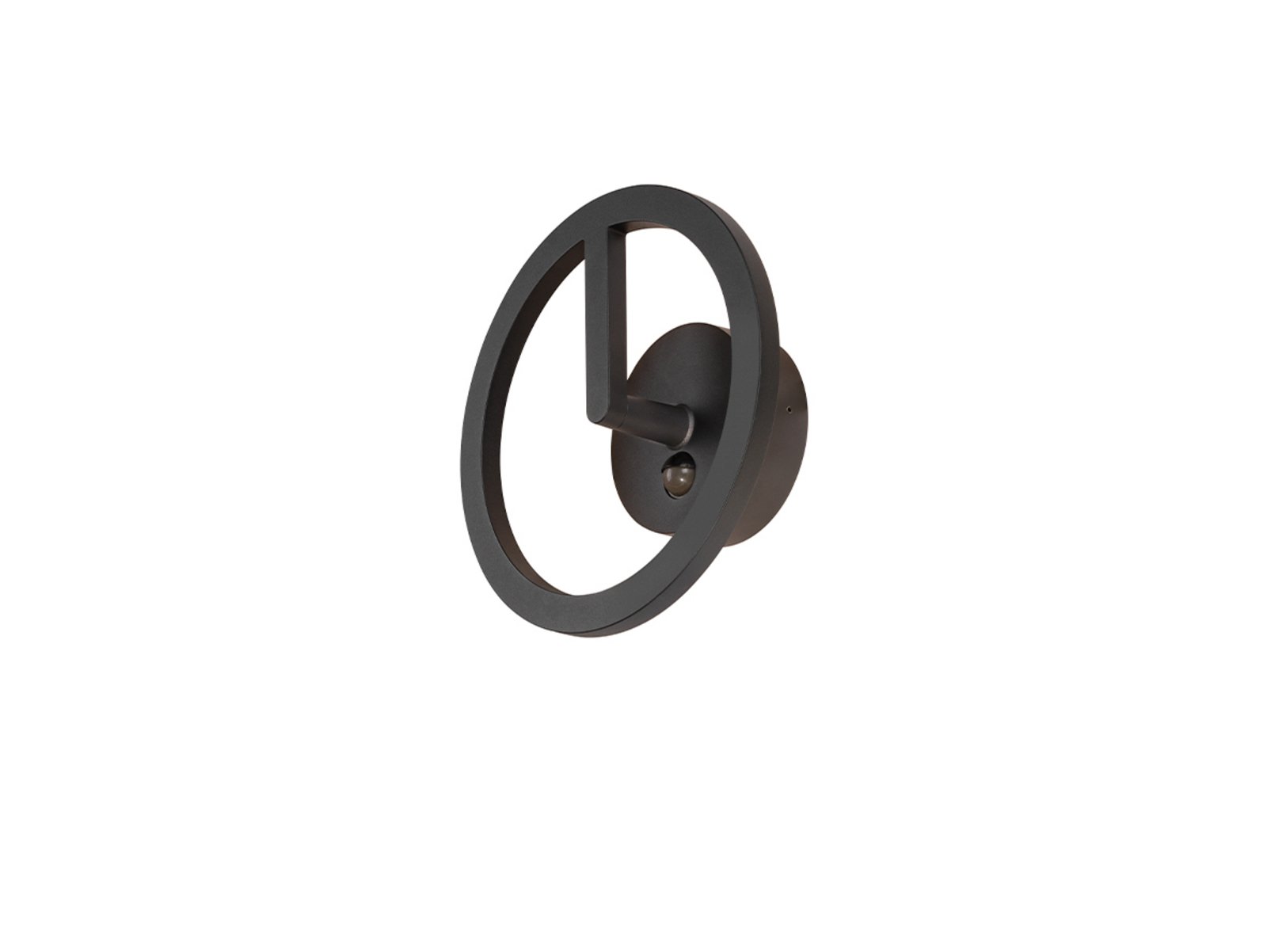 Q-Ring Vägglampa w/Sensor 3000K IP54 Black - SLV