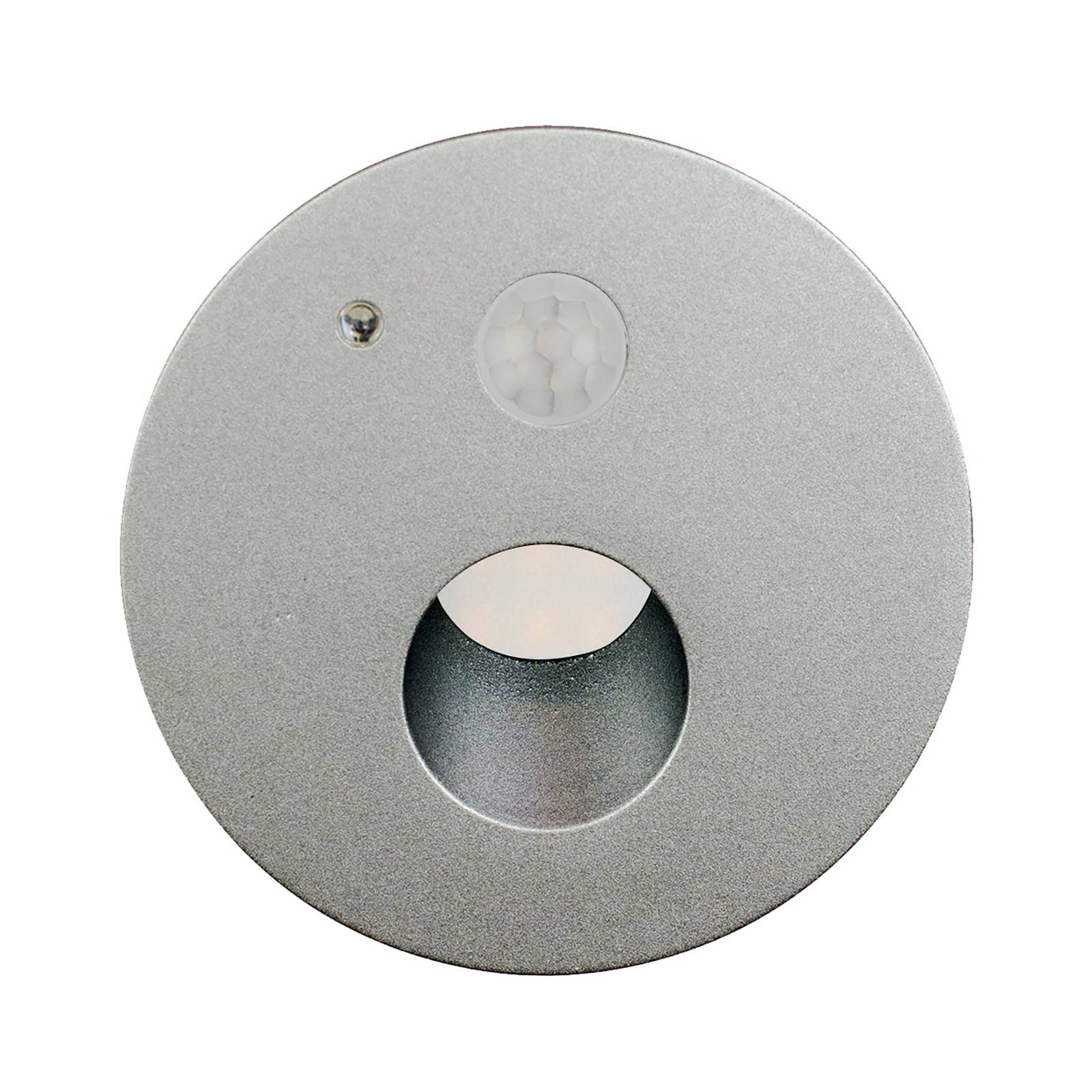 Arcchio Neru LED recessed light, round, silver, for Living / Dining Room, aluminium, 2.3 W