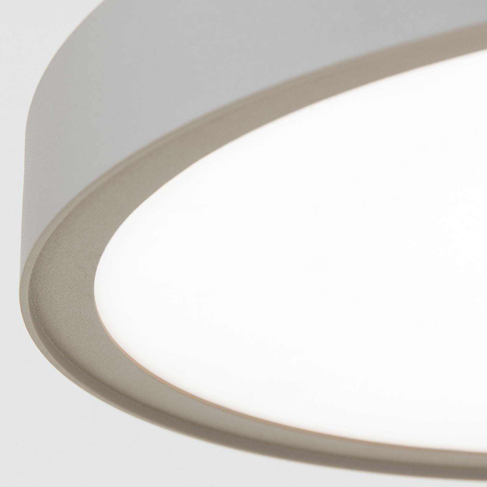 LED hanglamp Teide, kaki, 1-lamp, metaal, 2.700 K