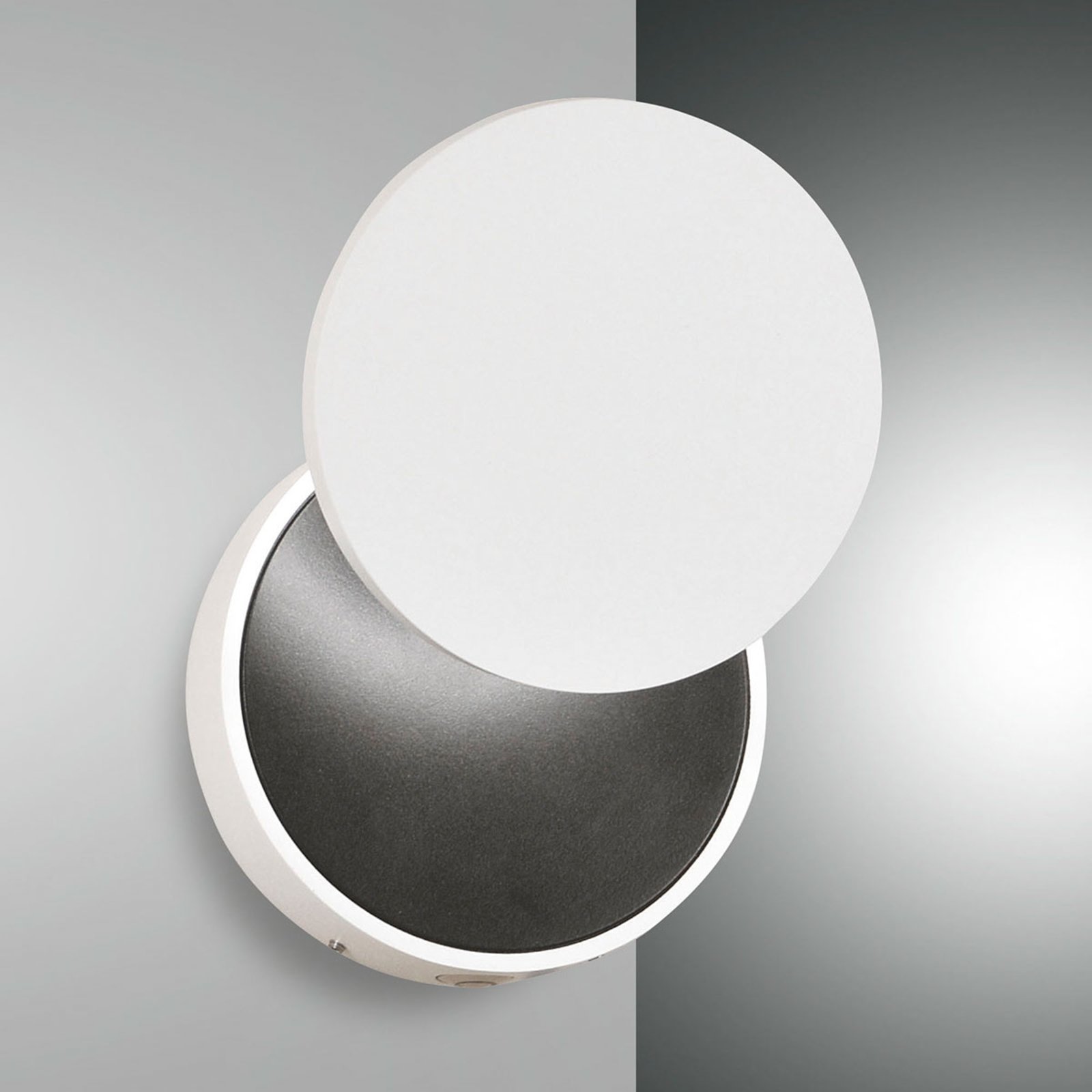 Ara LED wall light with reading spotlight