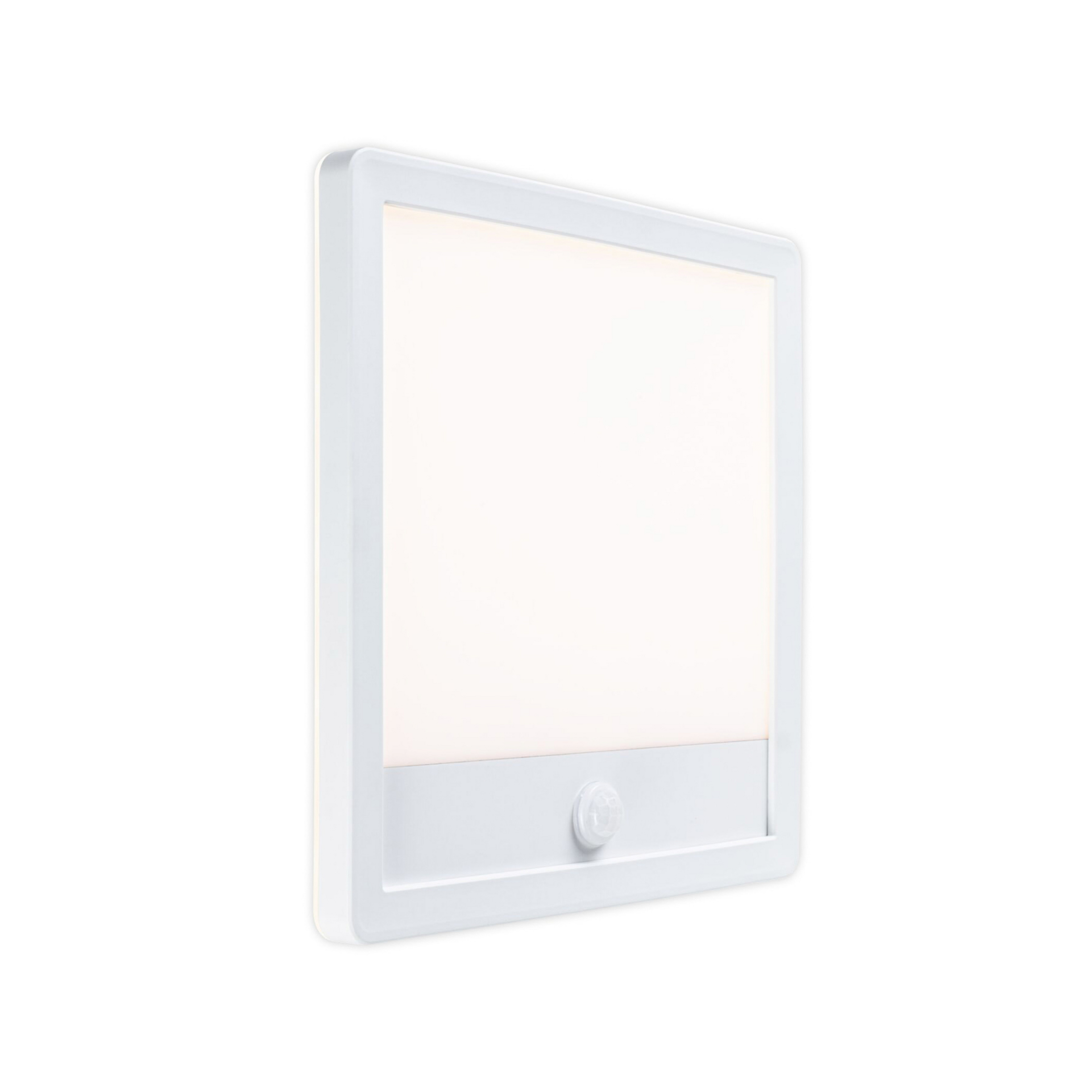Lamina LED-ulkoseinävalaisin, valkoinen, IP44, anturi - Paulmann