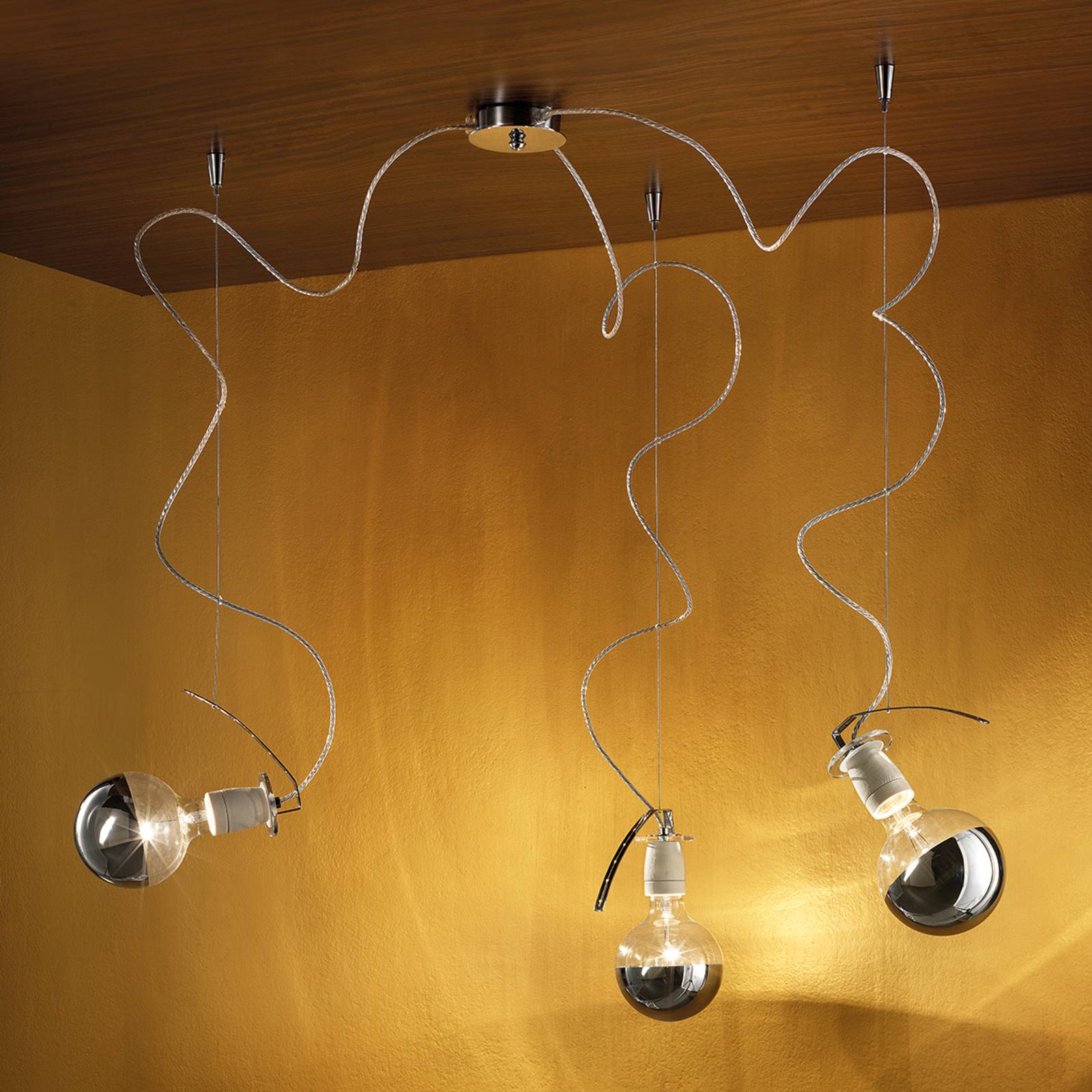 Hanglamp Orchestra 2 met drie lampjes
