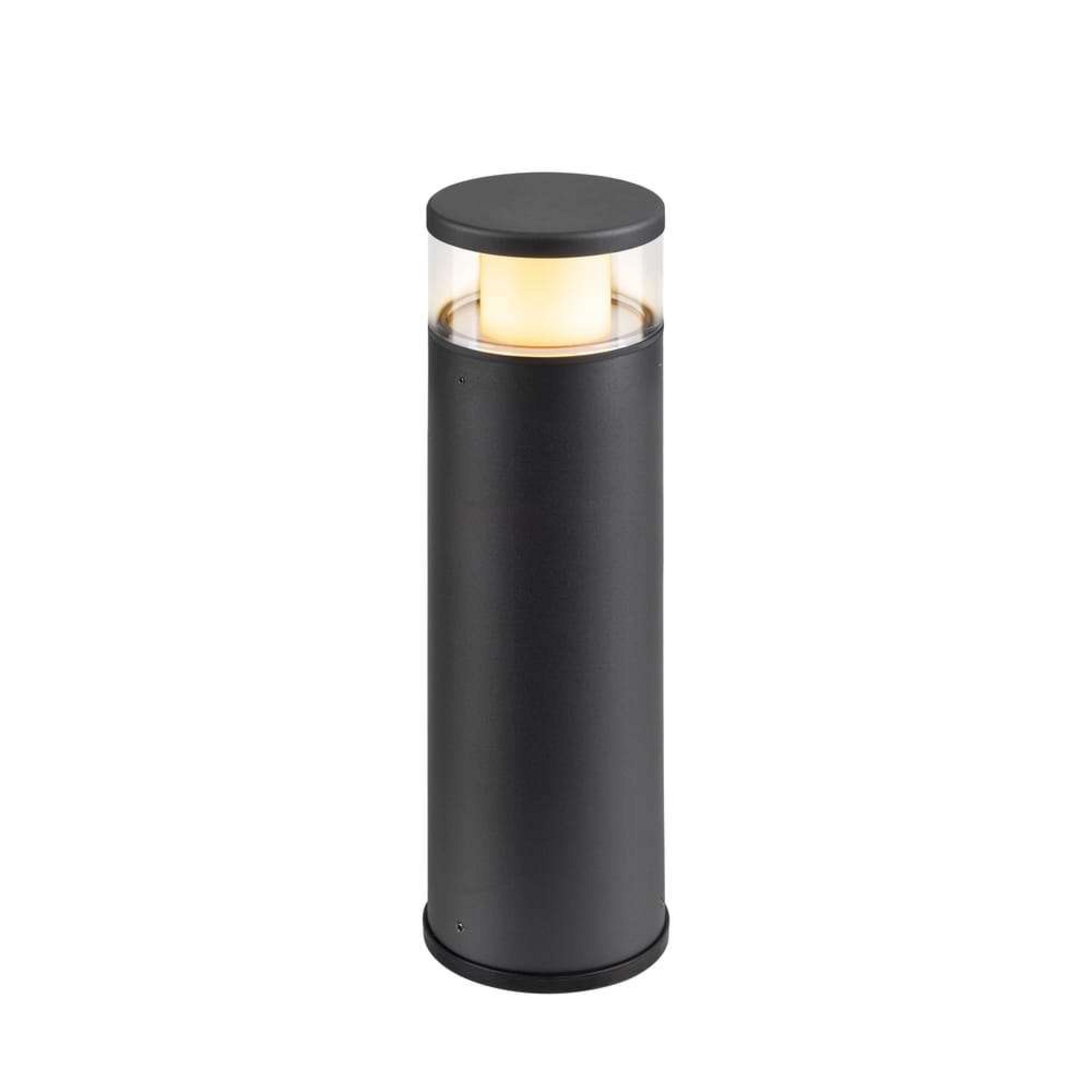 M-Pol Flat Bollard Light, 30 cm, clear/anthracite, DALI - SLV