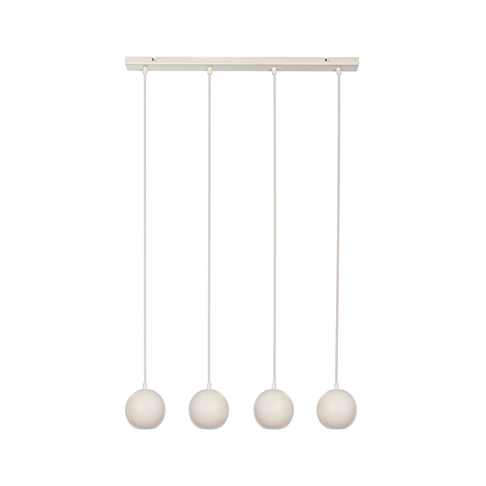 Midway lógó lámpa, homokszínű, 4 izzós, 65 cm hosszú, GU10