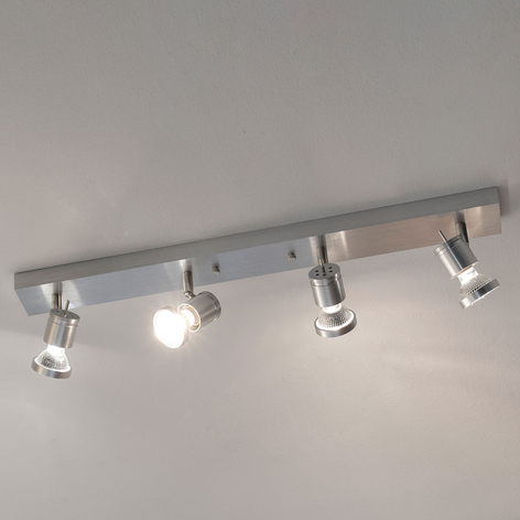 Plafonnier ASTO à 4 ampoules avec anneau décoratif