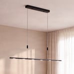 Lucande LED-pendellampe Stakato, 120 cm, 6 lyskilder, dæmpbar