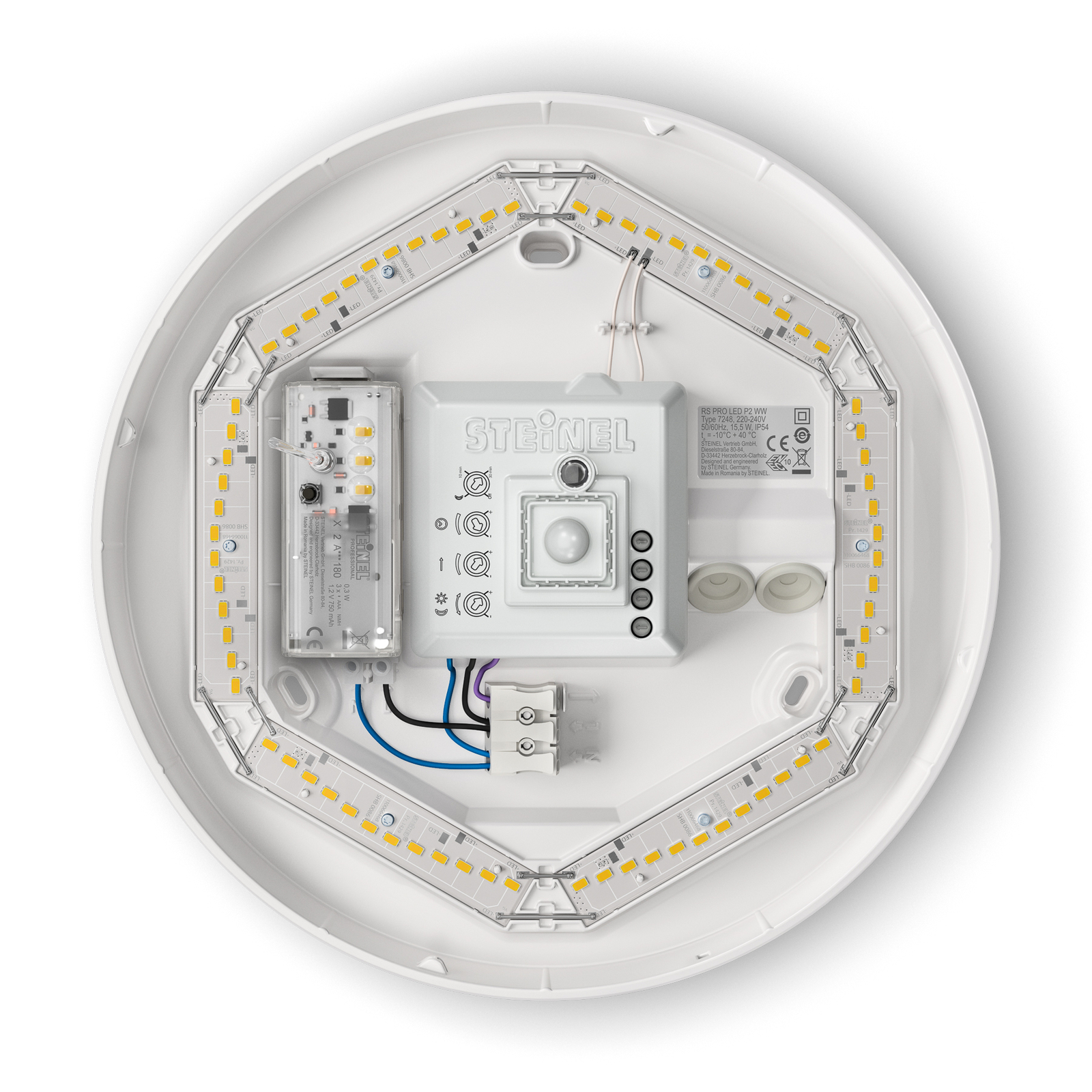 STEINEL RS Pro P2 S Sensor de luz de emergência LED 4.000 K