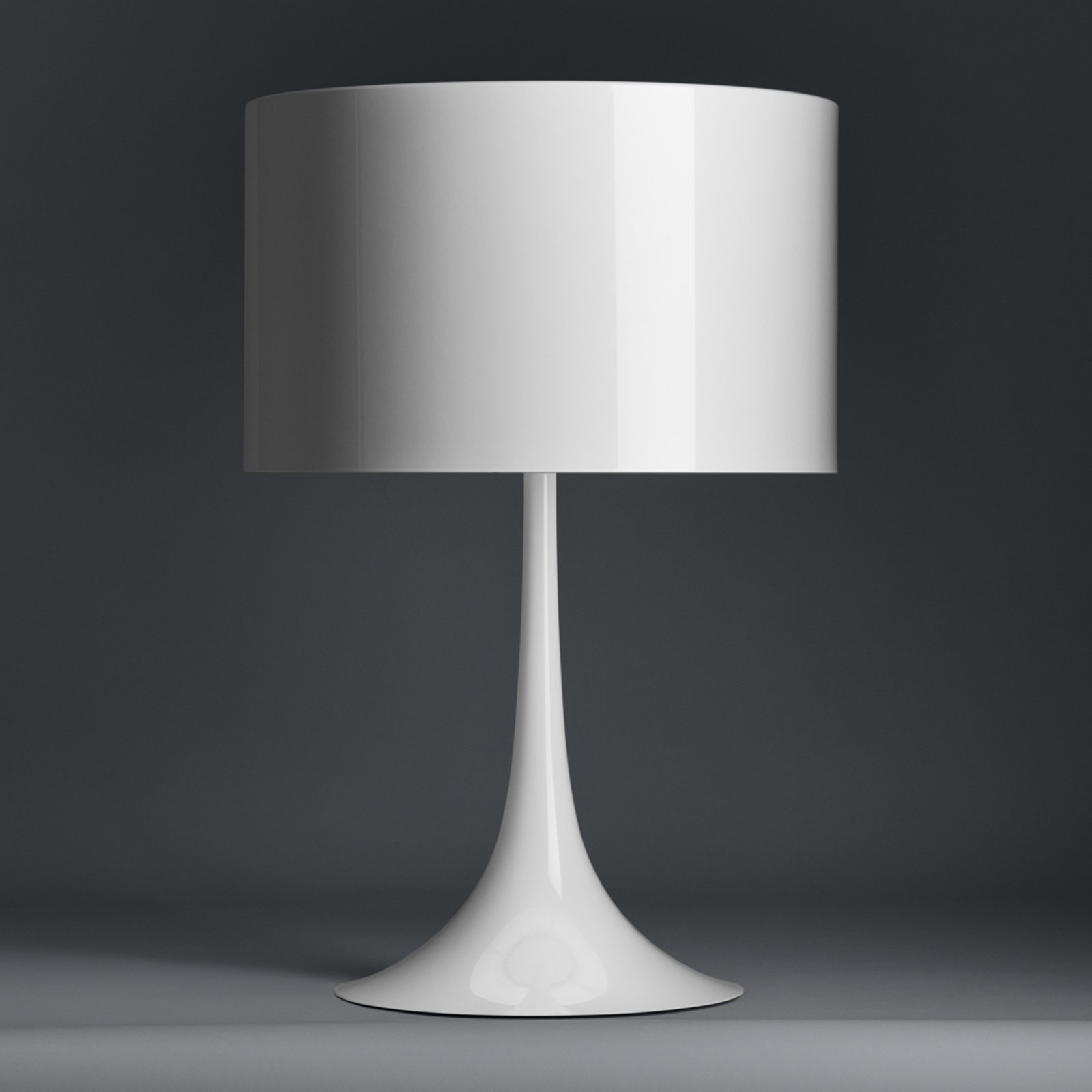 FLOS Spun Light T1 - weiße Tischleuchte