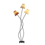 Melis 3 Stehleuchte Brown/Grey/Black/Cream - Lindby