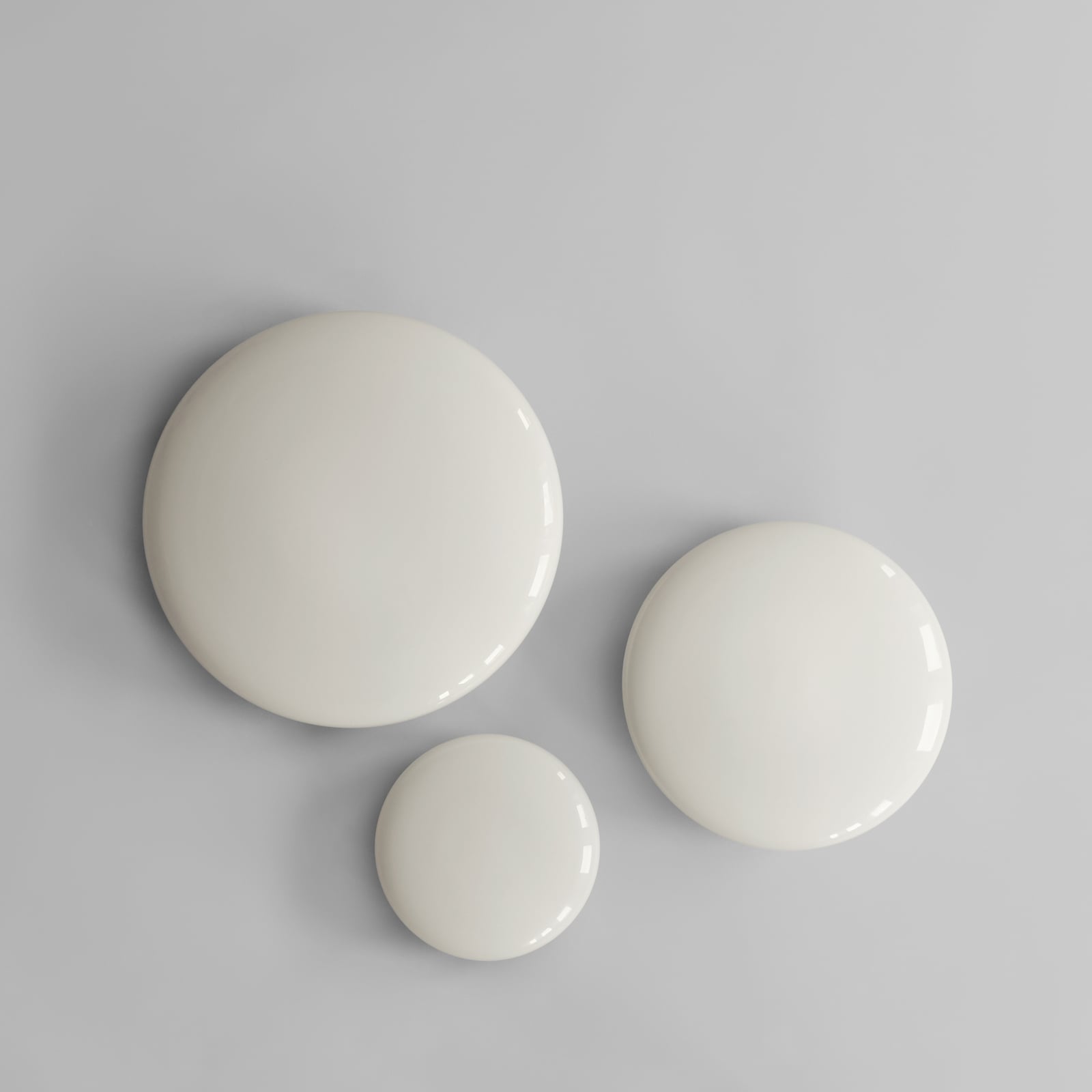 Candeeiro de parede LED Hikari Ø 35 cm, vidro opalino IP44 - 101 Copenhagen Candeeiro de parede LED Hikari Ø 35 cm, vidro opalino IP44 - 101 Copenhagen