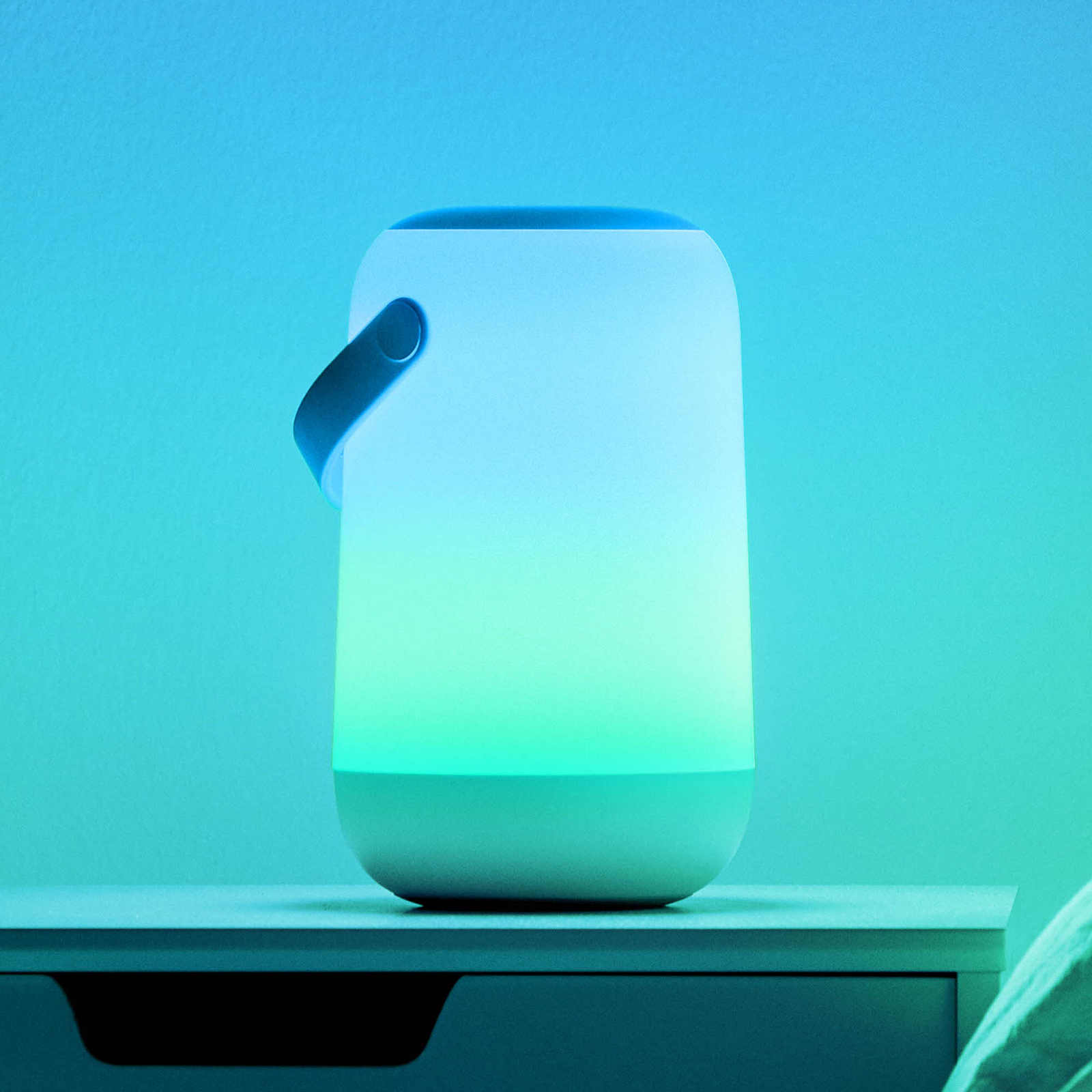 WiZ LED-bordlampe bærbar med batteri