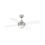 Mini Icaria S ceiling fan light nickel/clear