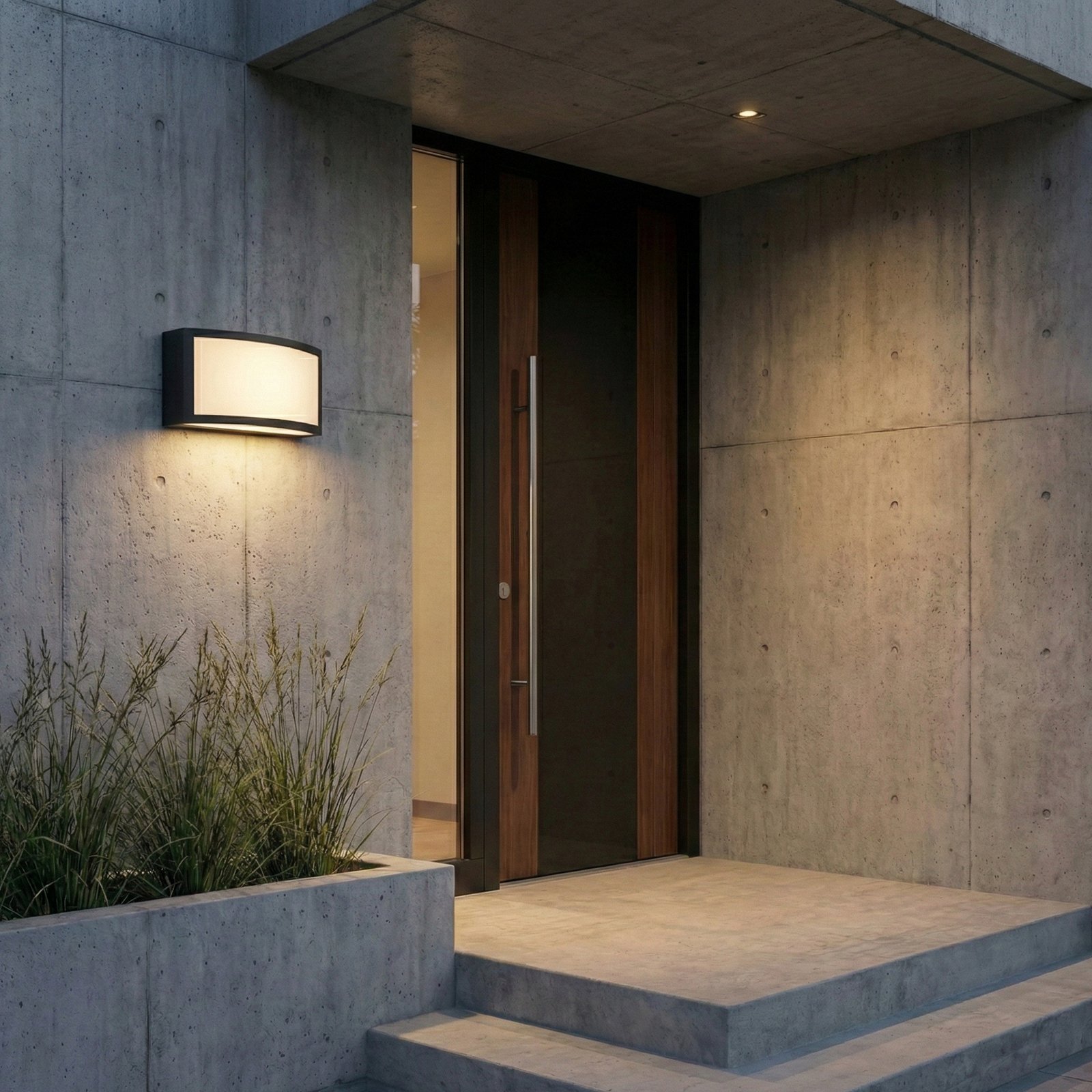 OSRAM ENDURA CLASSIC CUADRA outdoor wall lamp, dark grey, IP65