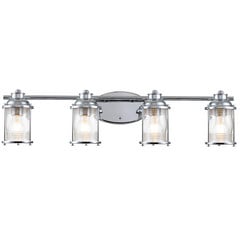Aplique para baño Ashland Bay, 4 luces, cromo