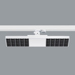ERCO Jilly 230V 15W extra wide, Raster schwarz