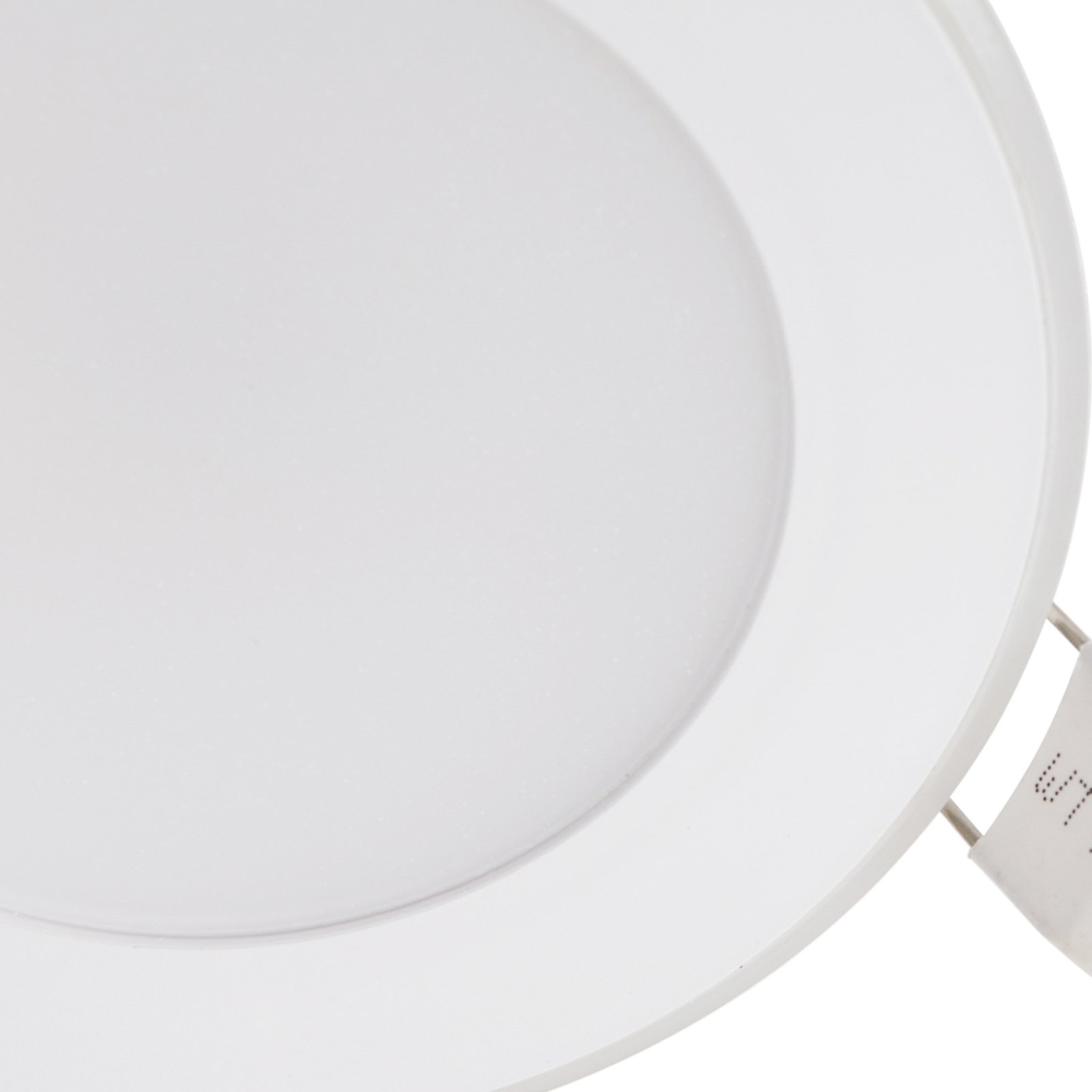 Lindby LED luz de encastrar Toka, 4,9 W, branco, plástico, CCT