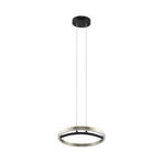 Paulmann LED-hänglampa Melira, svart/guld, Ø 38 cm, metall
