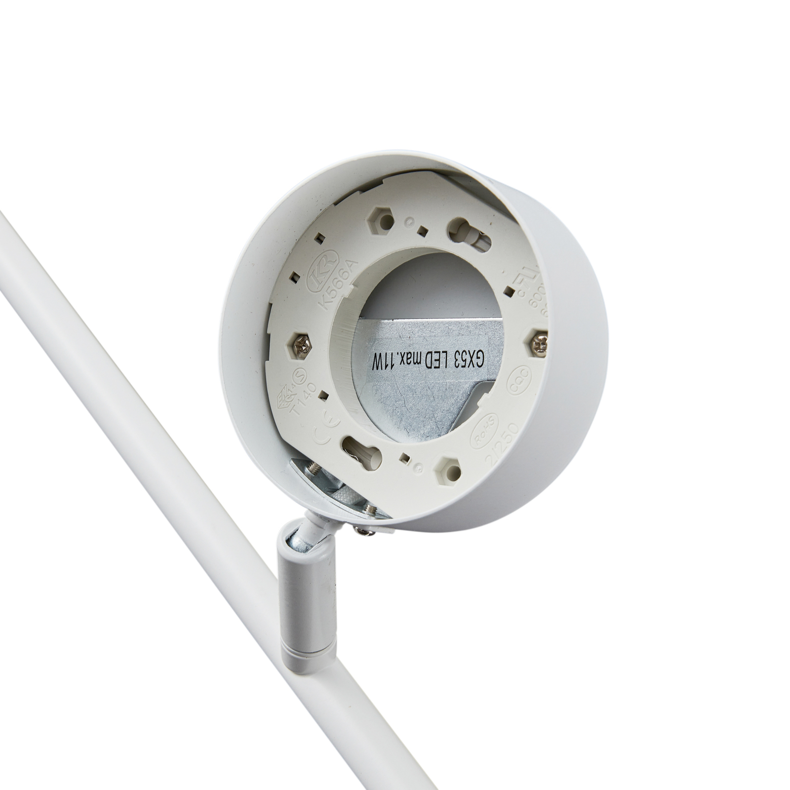 Lindby taklampe Jyla, 6 lyskilder, matt hvit