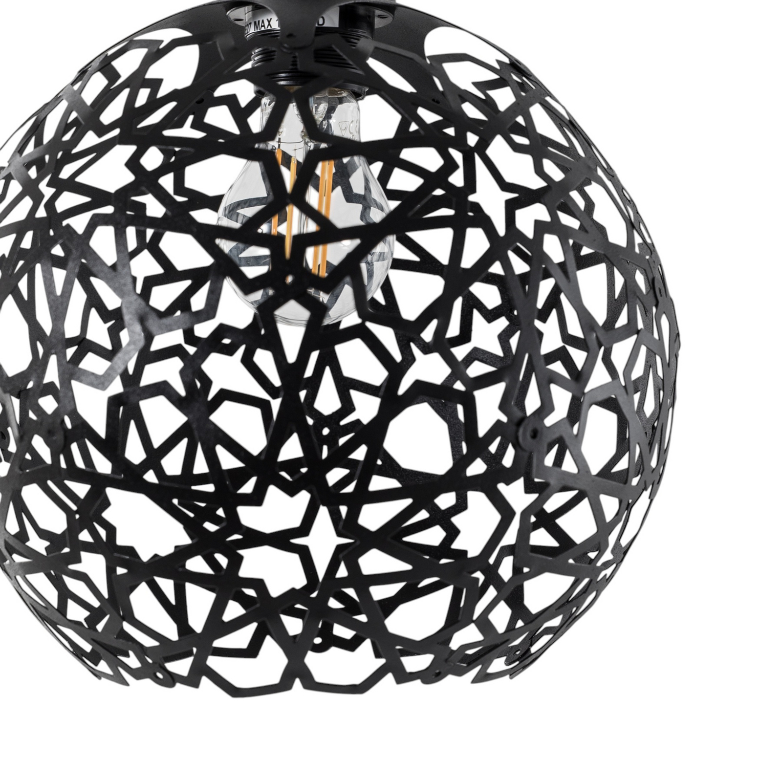 Hanglamp Fellini MR-785 1-lamp Ø 25cm zwart