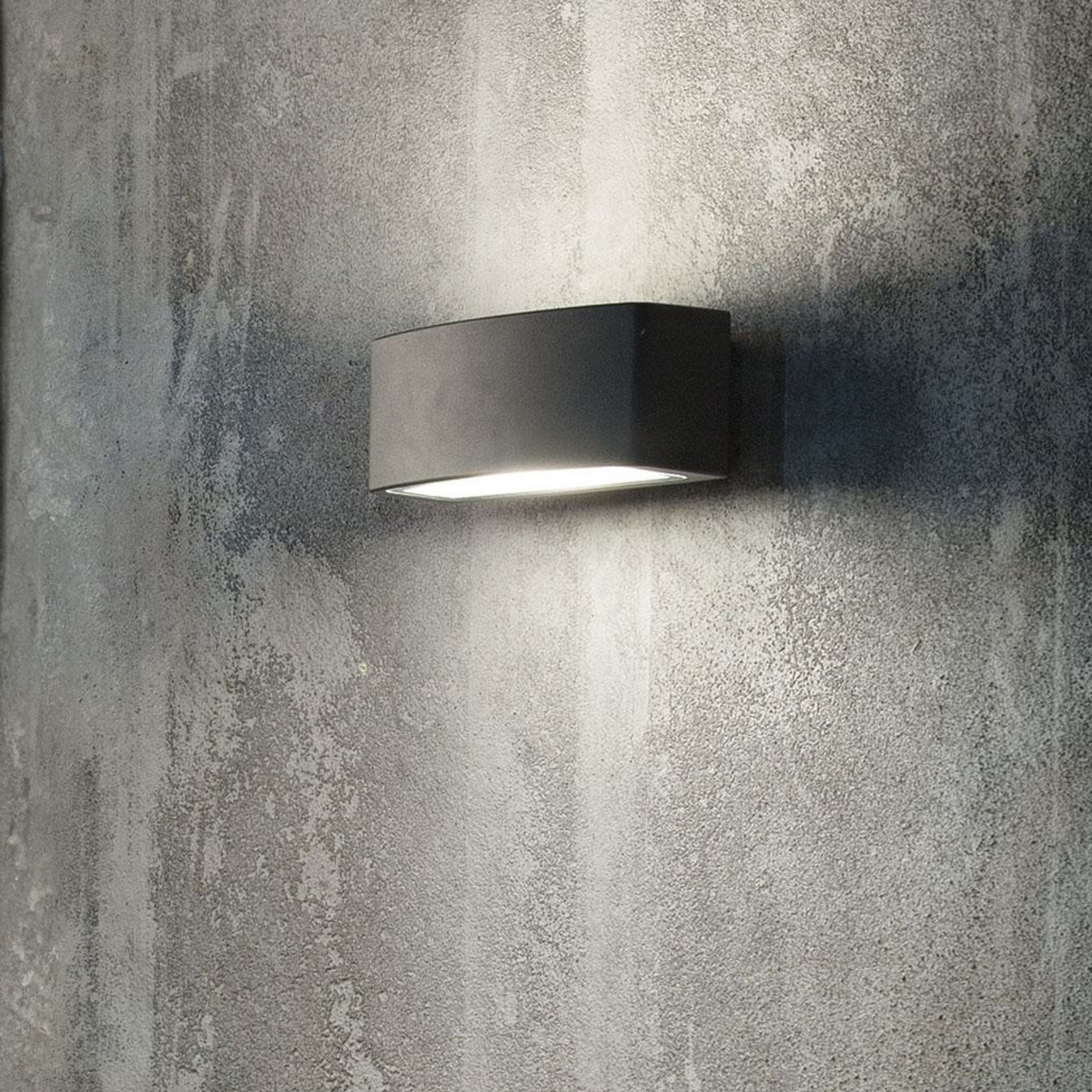 Ideal Lux applique d'extérieur Andromeda anthracite aluminium 22 cm