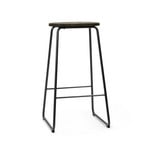 Chaise Earth, marron, acier, hauteur 74 cm - Mater