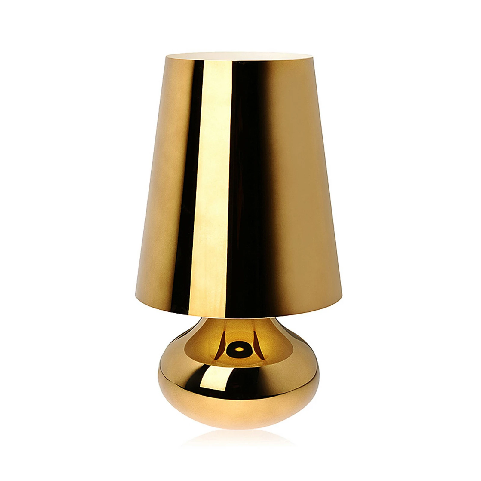 Настолна лампа „Kartell Cindy“ с LED осветление, цвят тъмнозлатно металик