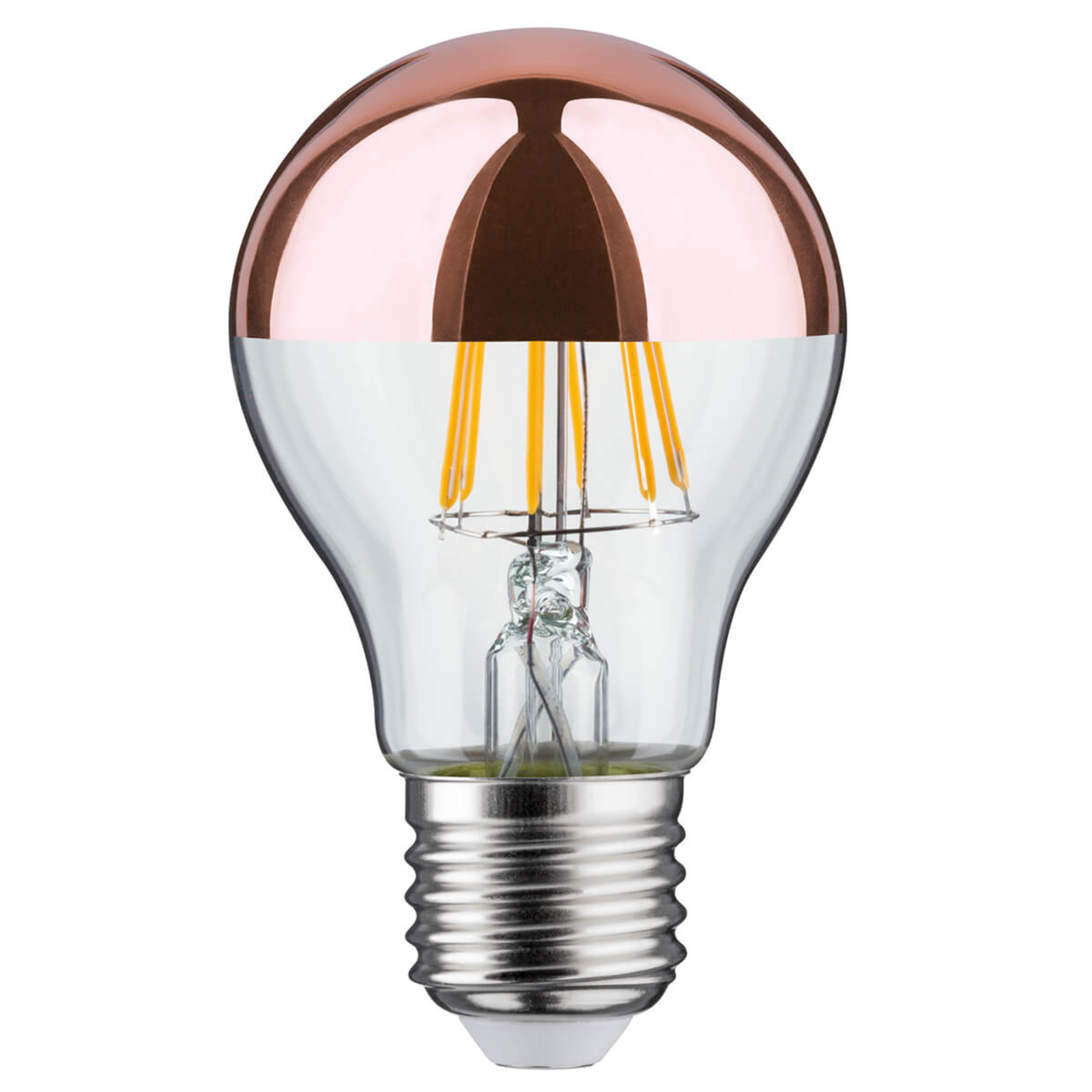 Paulmann bombilla espejo LED E27 6,5W 827 cobre