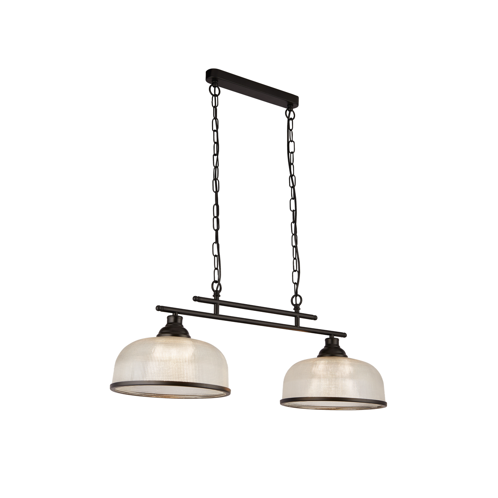 Hanglamp Bistro 2-lamps, zwart
