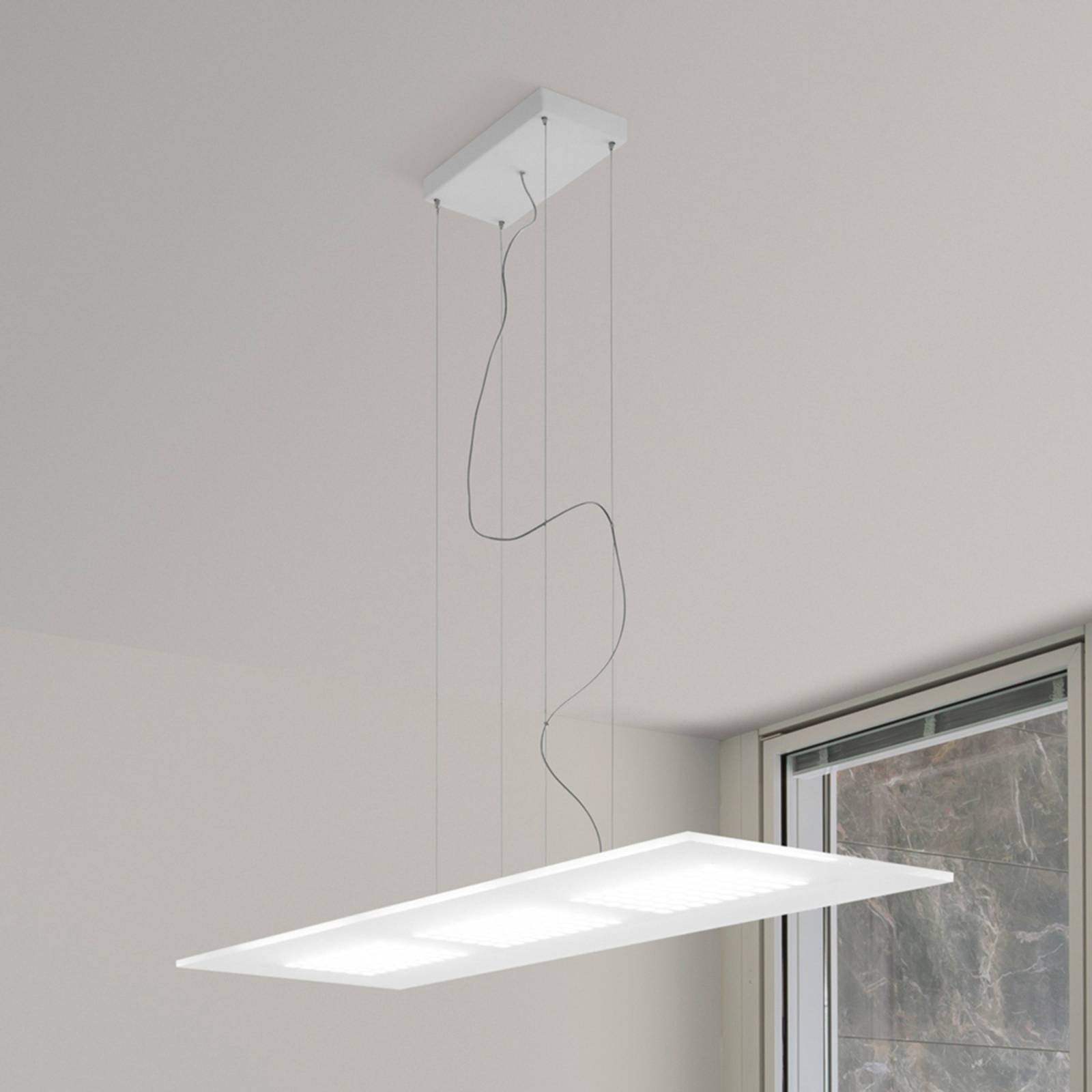 Linea Light Výkonné LED závěsné světlo Dublight