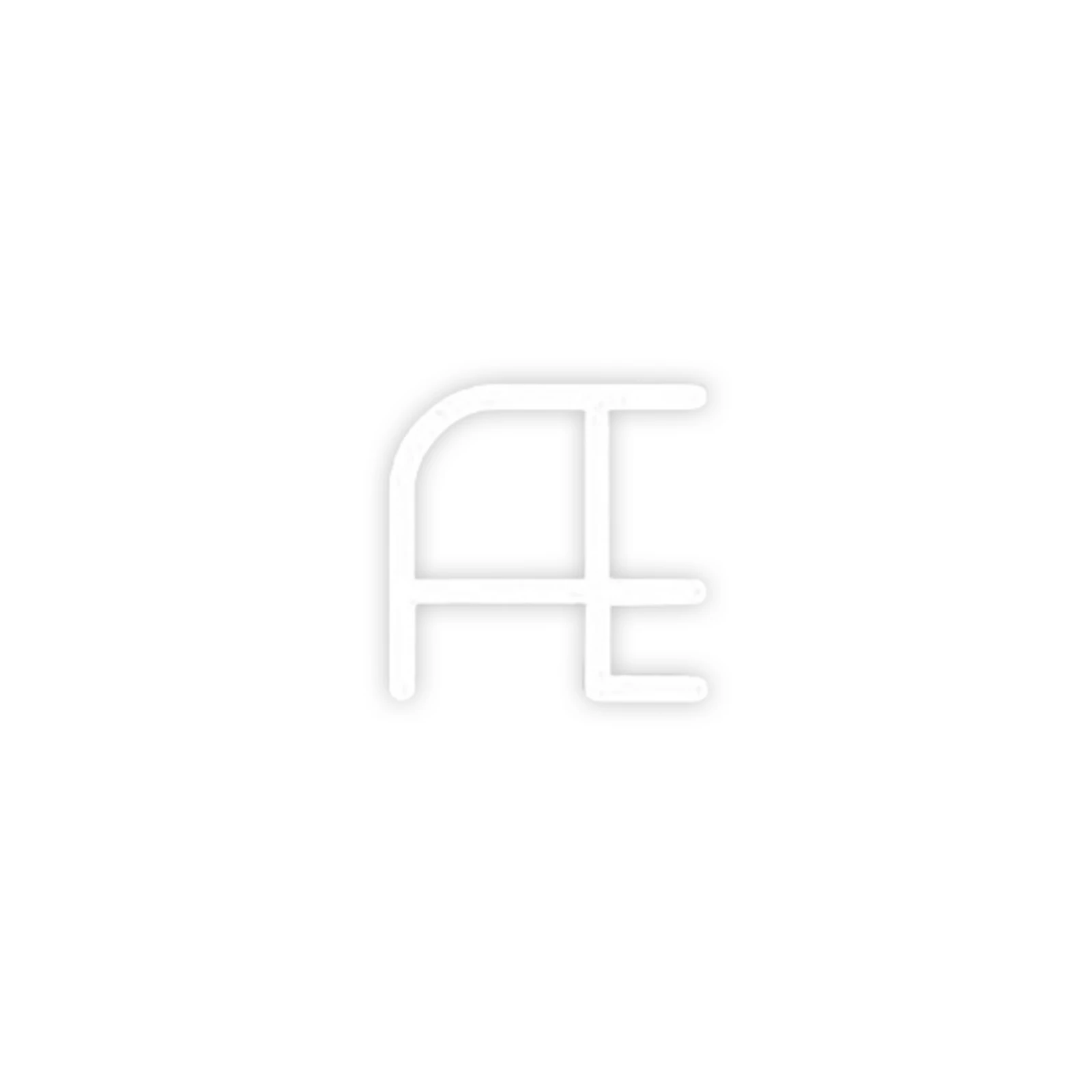 Artemide Alphabet of Light fali nagybetű Æ