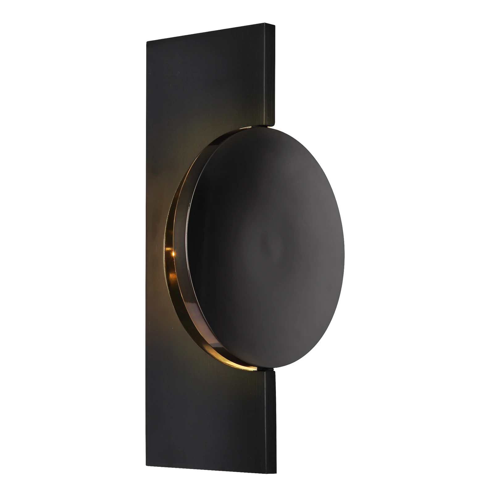 LED sienas lampa „Jasper“, augstums 28 cm, matēti melna, metāls