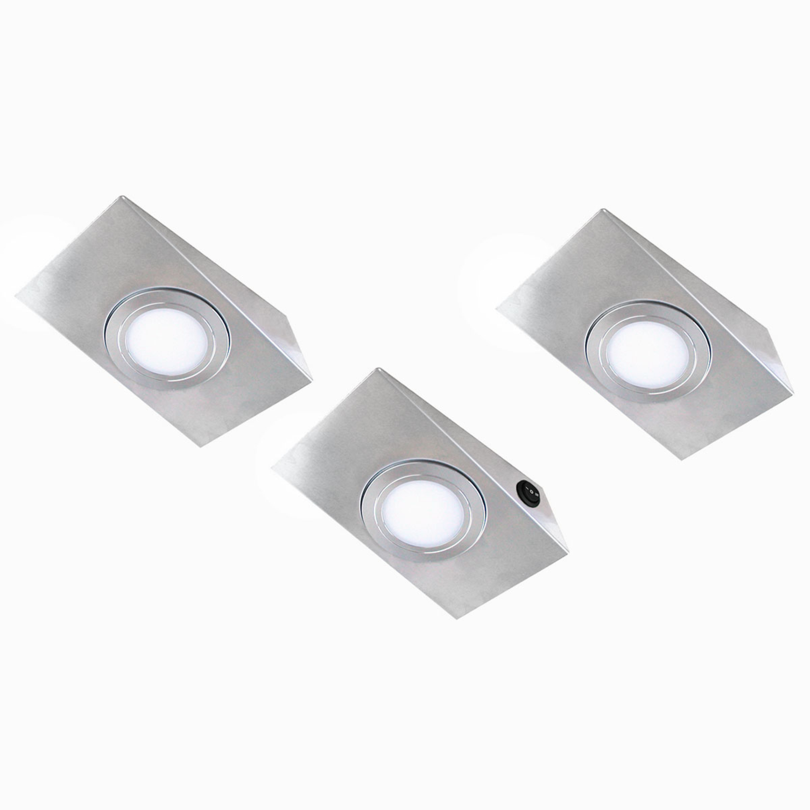 Keili LED under-cabinet lights x3, 2 settings