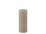 Pillar Candle LED 7,8 x 20,3 cm Rustic Sandstone - Uyuni Lighting