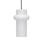 Pilule Up hänglampa, vit blank, Ø 15 cm – HÜBSCH