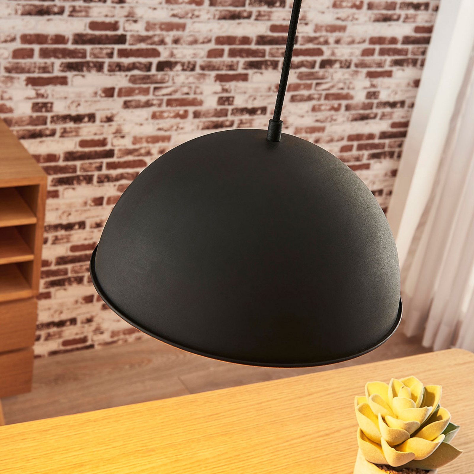 Leya Závěsné Světlo Black/Gold - Lindby