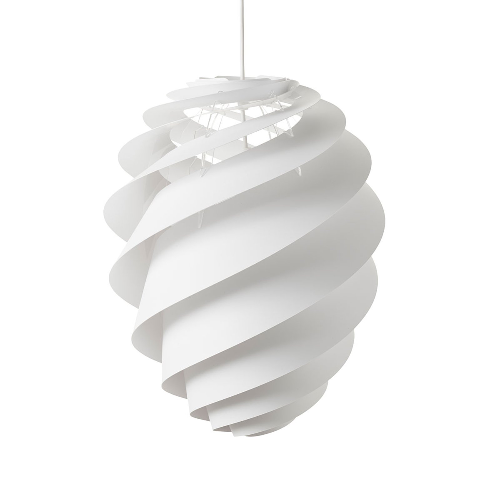 LE KLINT Swirl 2 Medium, hvid hængelampe