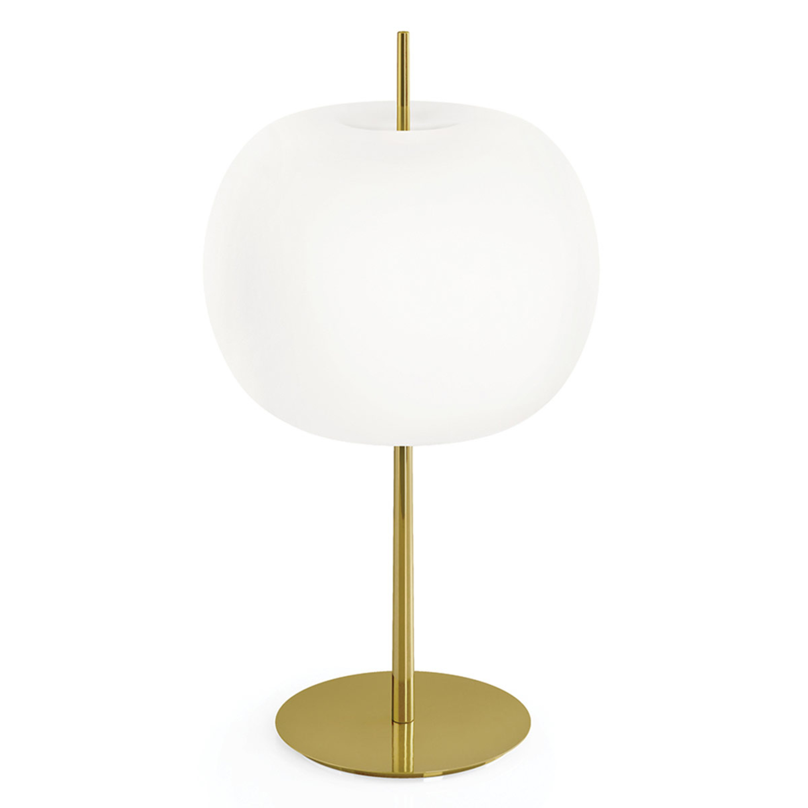 Kundalini Kushi XL table lamp brass/white