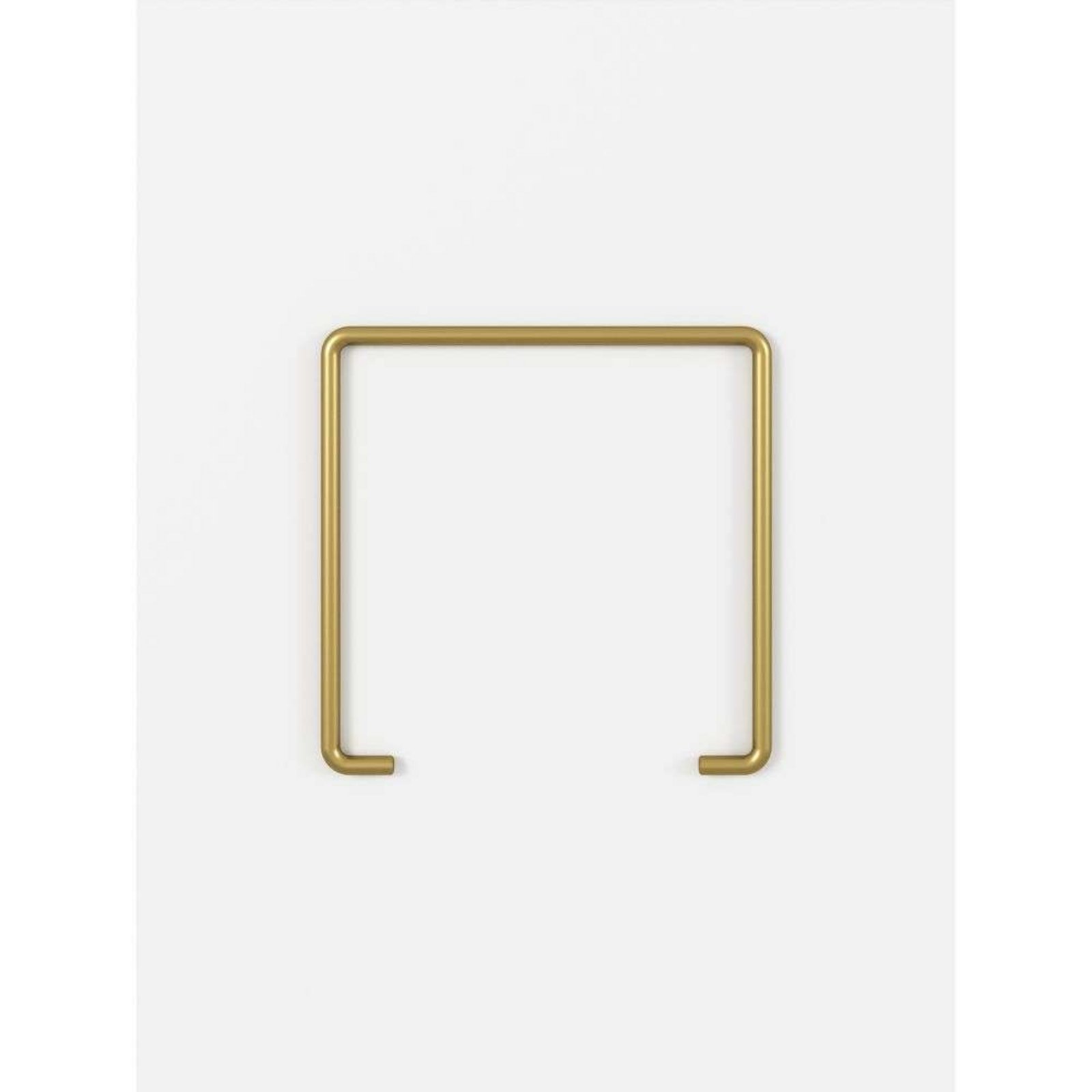 Toilet Roll Holder Oak/Brass - Moebe