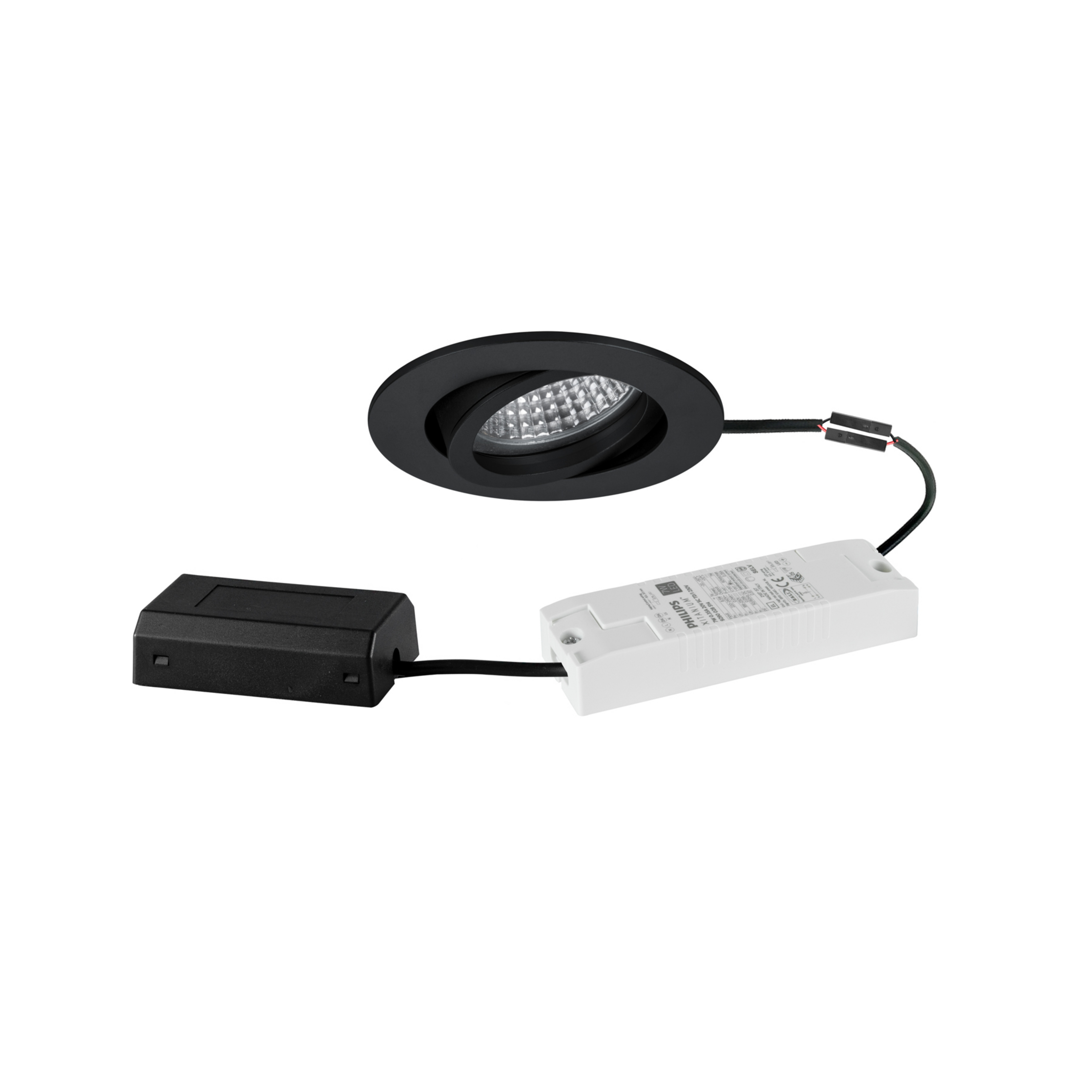 BRUMBERG χωνευτός προβολέας Tirrel-R DALI κουτί σύνδεσης μαύρο ματ