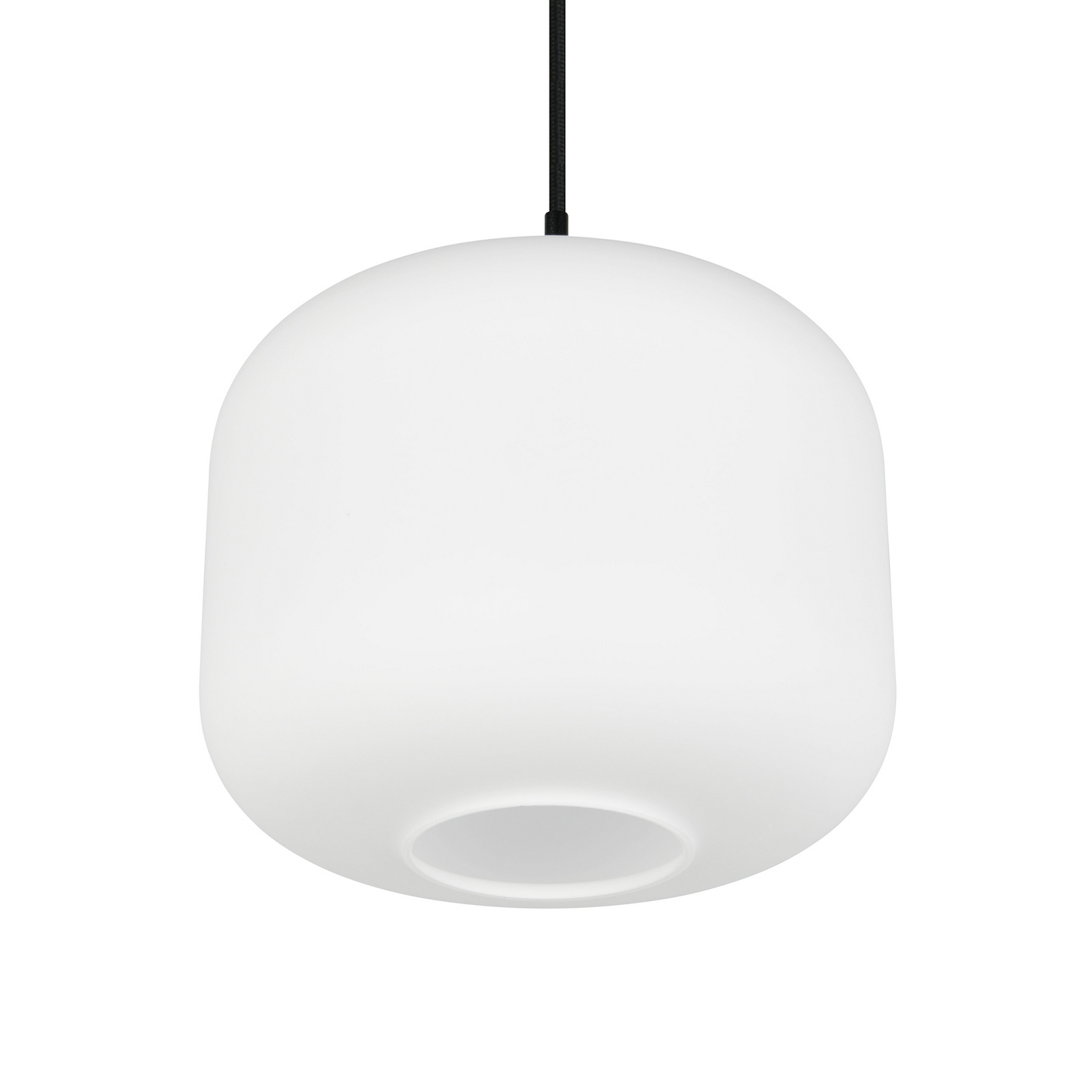 Hanglamp Signe, Ø 25 cm, wit, glas, E27