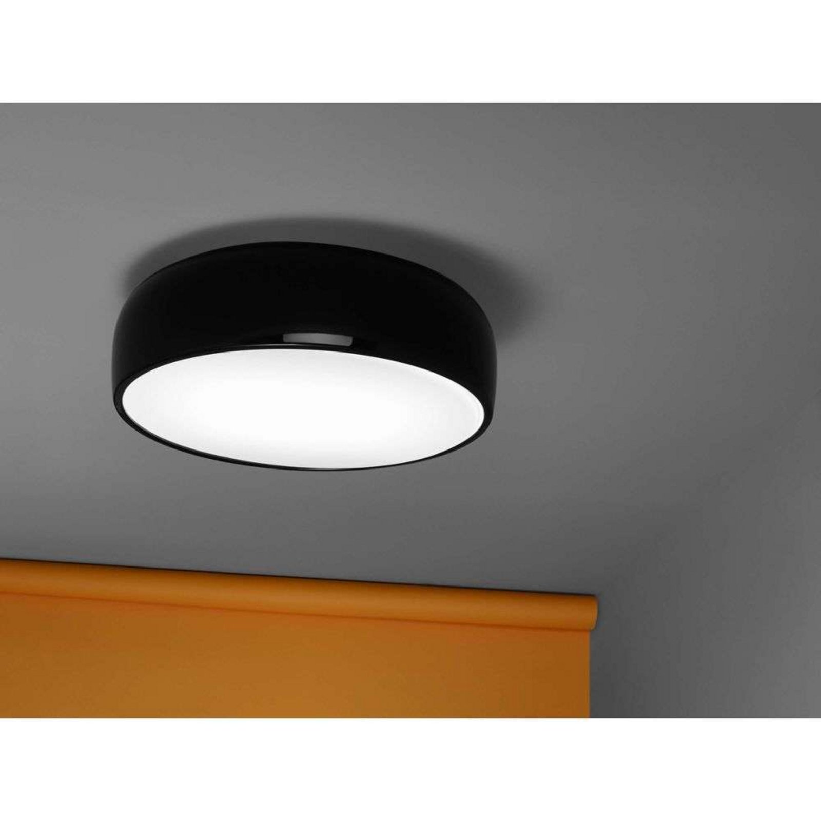 Smithfield C Loftlampe Glossy Black - Flos