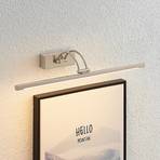 Lucande Felena LED képlámpa, selyemfényű nikkel