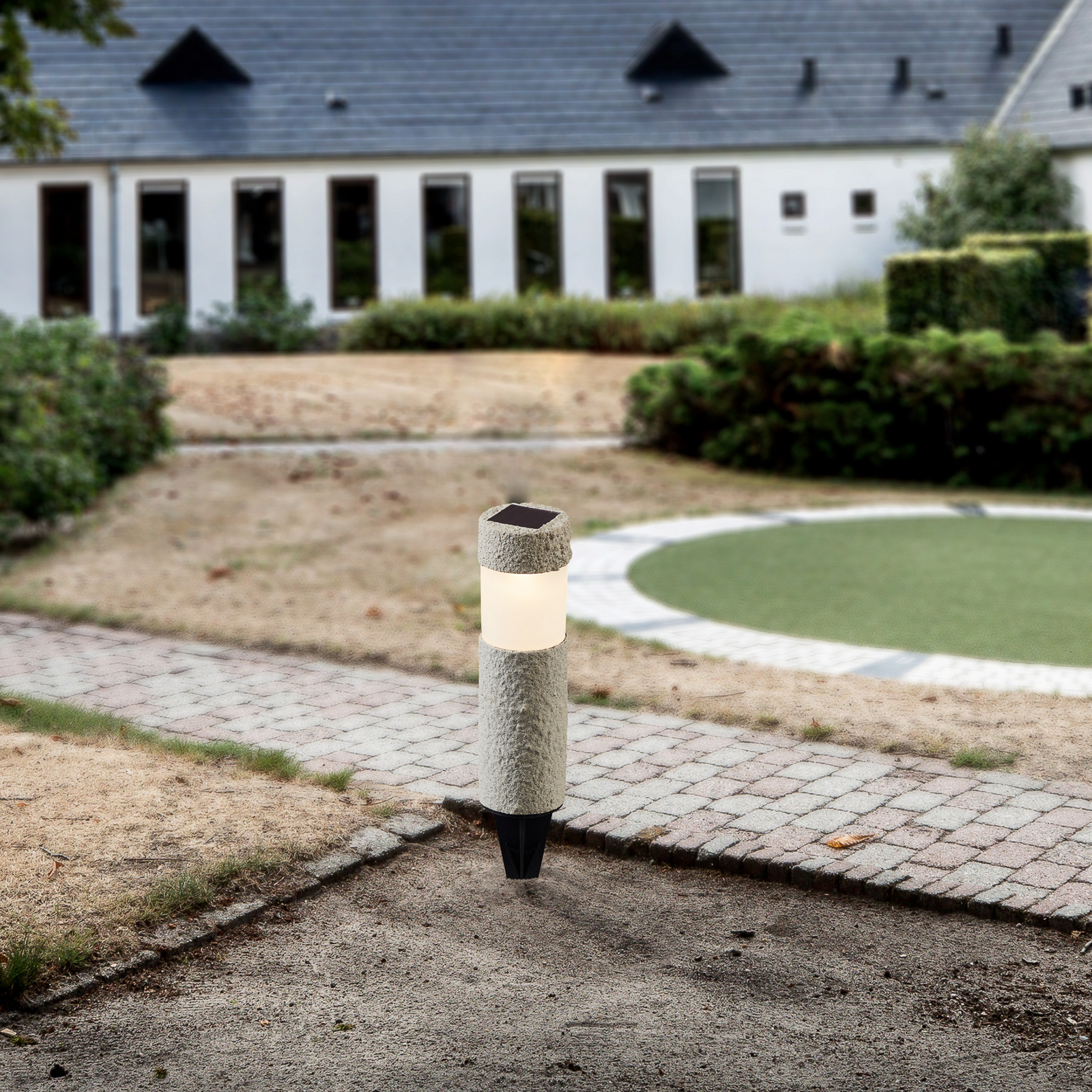 Mino szürke leszúrható napelemes LED lámpa