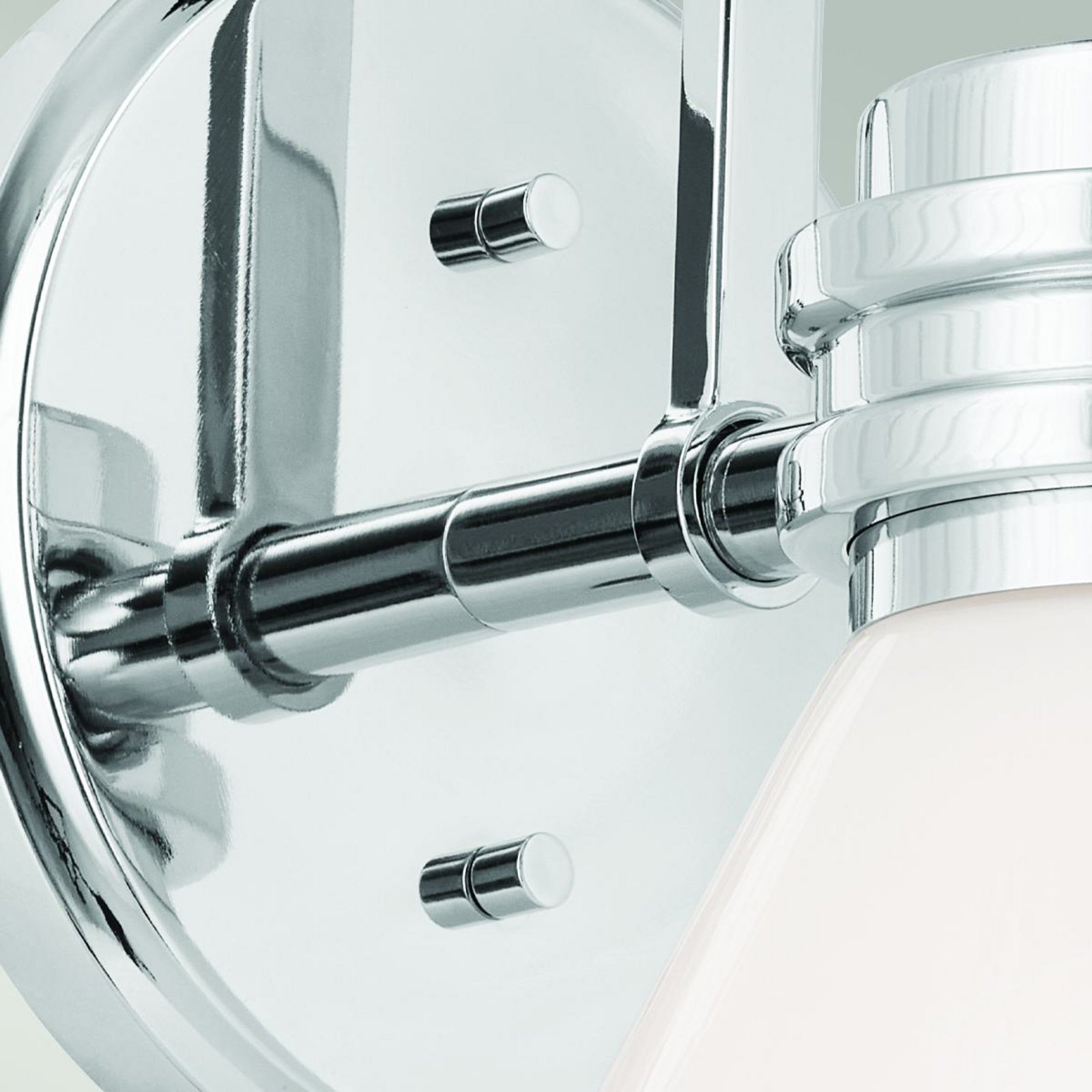 Aplique de pared Farum 1, color cromo, acero, cristal, G9