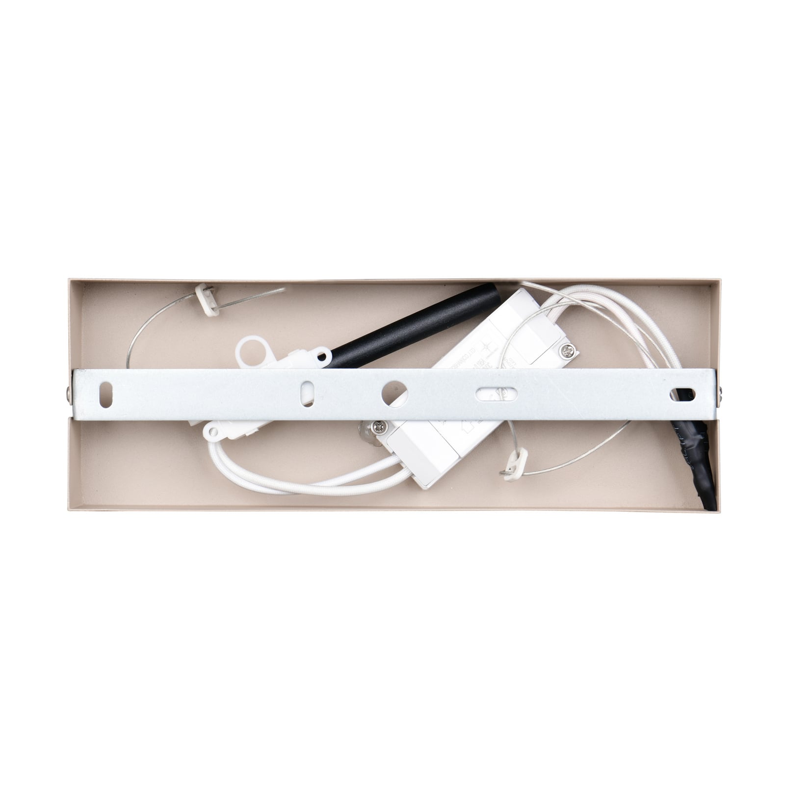 LED-hængelampe Tivor, beige, metal, 3.000 K LED-hængelampe Tivor, beige, metal, 3.000 K