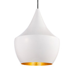 Tom Dixon Beat Fat -LED-riippuvalo, valkoinen