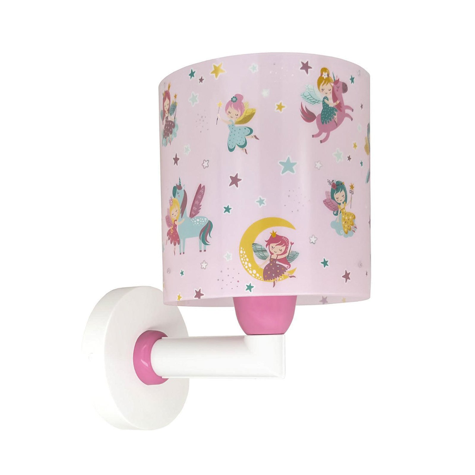 Dalber Fairy Dreams wall light with plug, multicoloured, E27