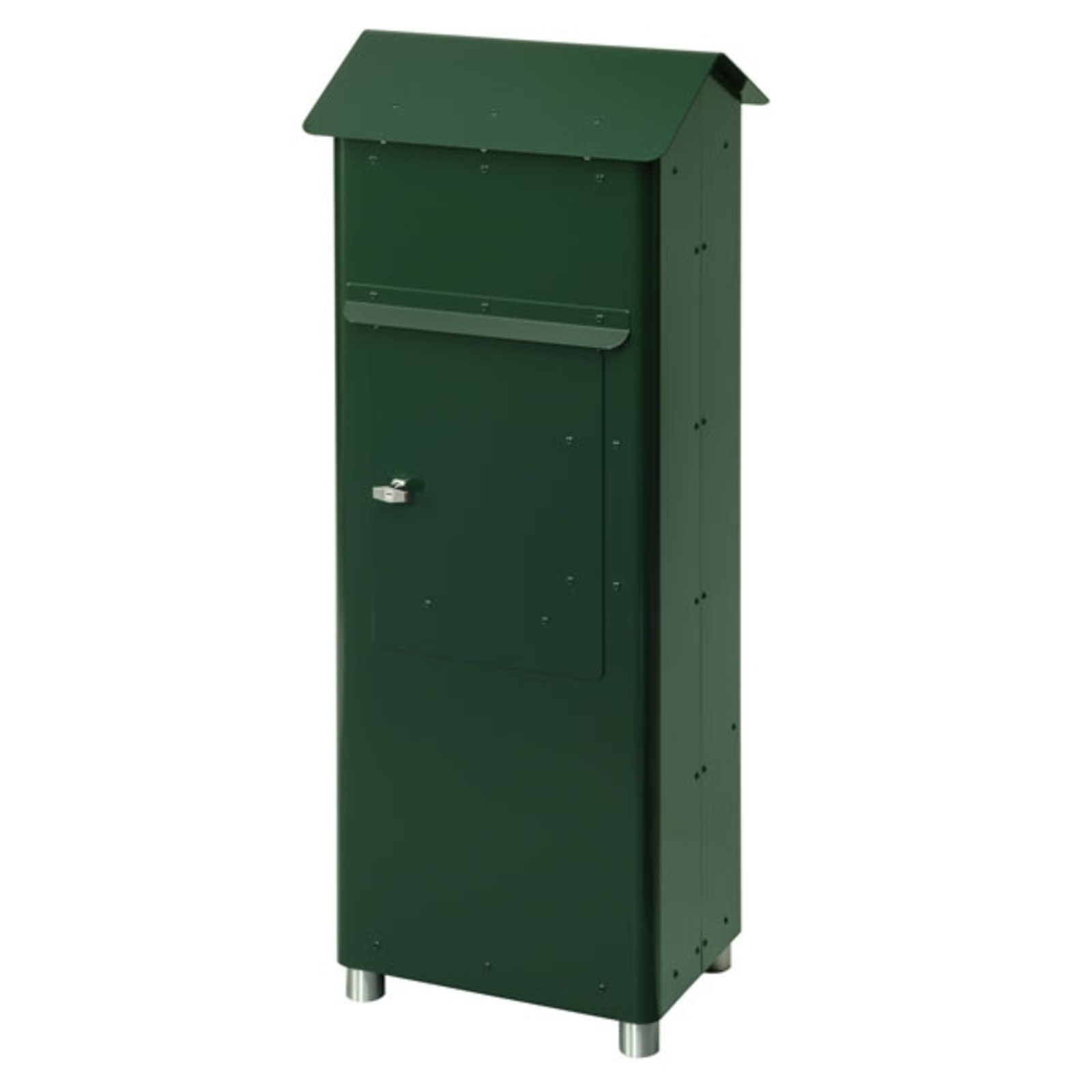 Heibi Letterbox GRANDE SECURI 2, Hot-dipped steel plate, W: 40 cm, H: 104 cm