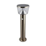 Antje LED Solarzelle Gartenleuchte w/Sensor Stainless Steel - Lindby