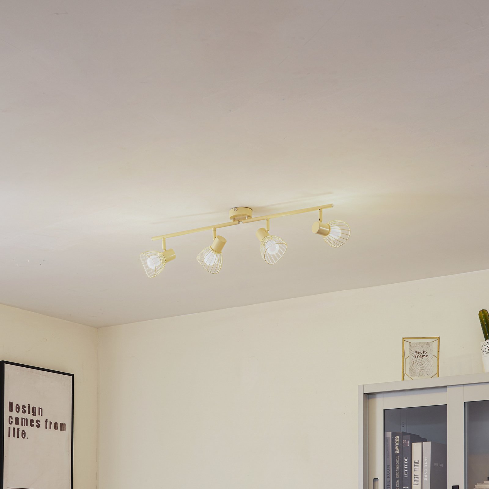 Piena 4 Plafondlamp Beige - Lindby